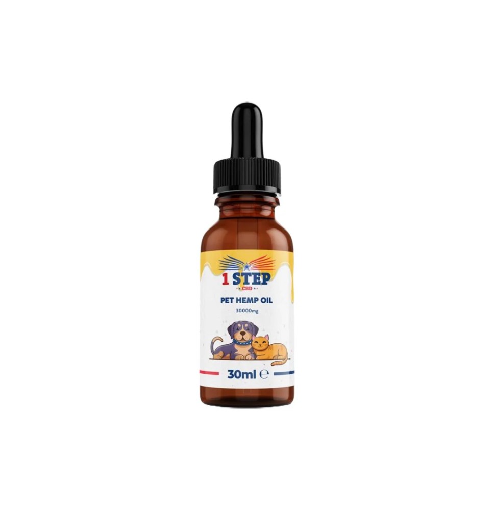 1 Step CBD 30000mg Natural Pet Hemp Oil 30ml