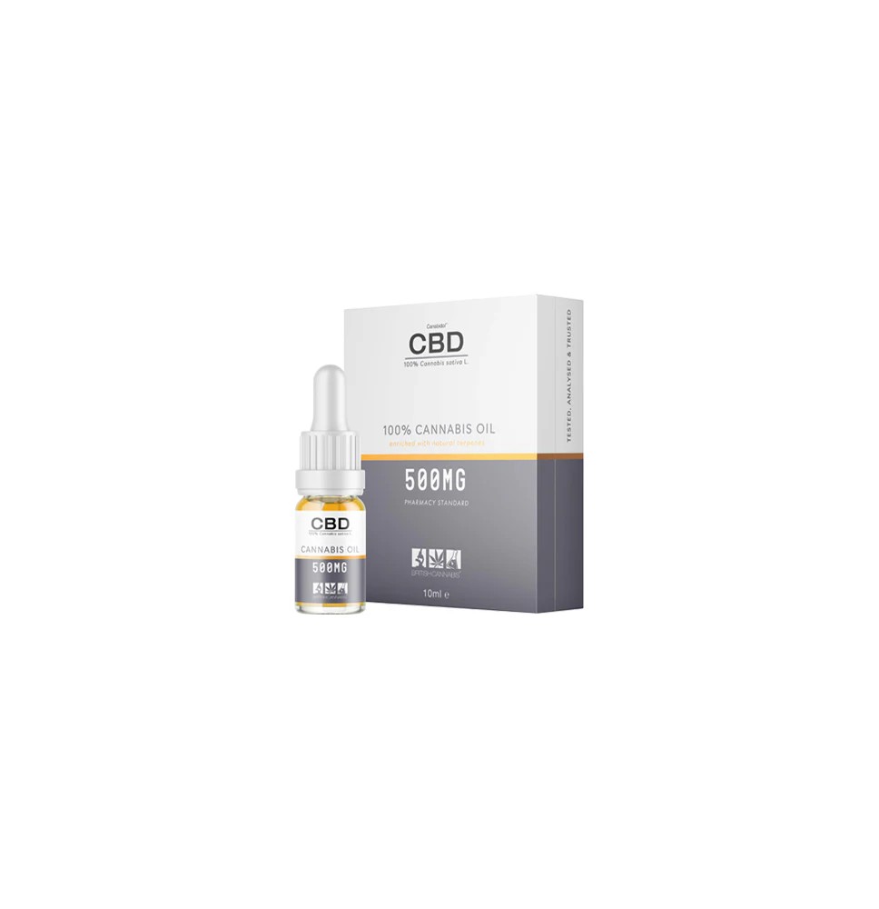 CBD by British Cannabis 500mg CBD Cannabis Oil Drops 10ml