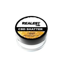 Realest CBD 1000mg Broad Spectrum CBD Shatter (BUY 1 GET 1 FREE)