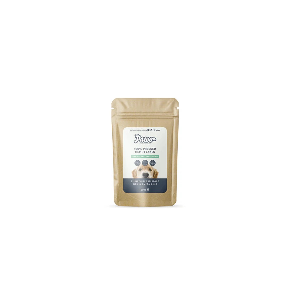 Paws 100% Pressed Hemp Flakes - 500g