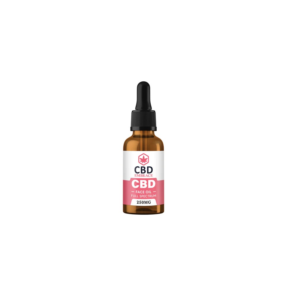 CBD Embrace 250mg Full Spectrum CBD Face Oil - 30ml