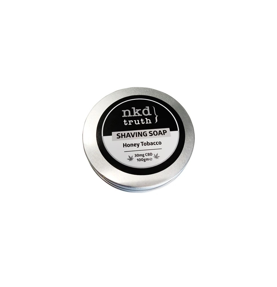 NKD 30mg CBD Speciality Shaving Soap 100g - Honey Tobacco (Buy 1 Get 1 Free)