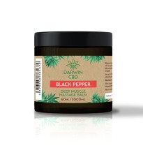 Darwin CBD 3000mg CBD Black Pepper Massage Balm - 60ml