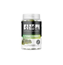 British Cannabis 3750mg Lime CBD Gummies- 25 Gummies