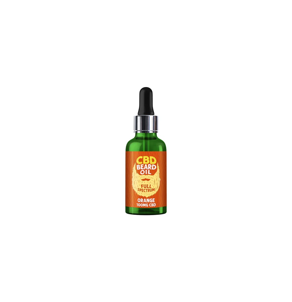 CBD Embrace 100mg Full Spectrum CBD Orange Beard Oil - 30ml