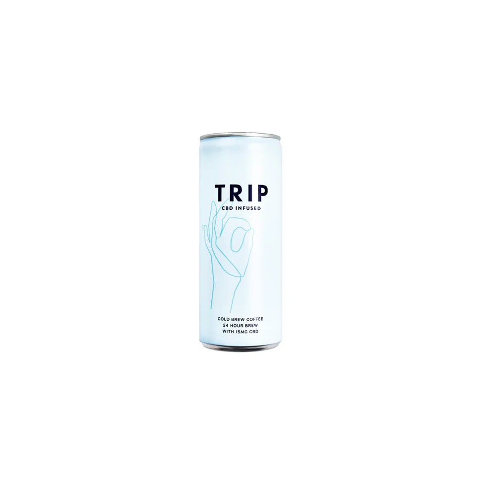 12 x TRIP 15mg CBD Infused Cold Brew Coffee Drink 250ml