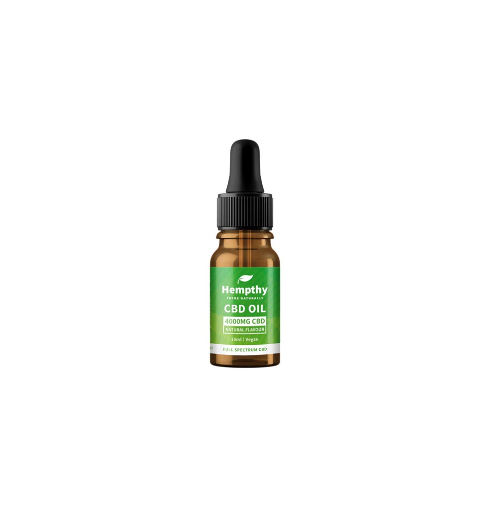 Hempthy 4000mg CBD Oil Full Spectrum Natural - 10ml