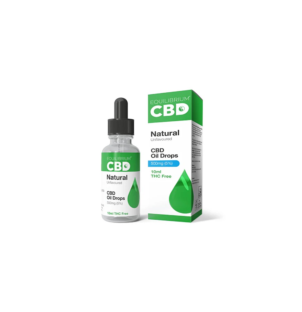 500mg Equilibrium CBD Oil 10ml - Natural Flavour