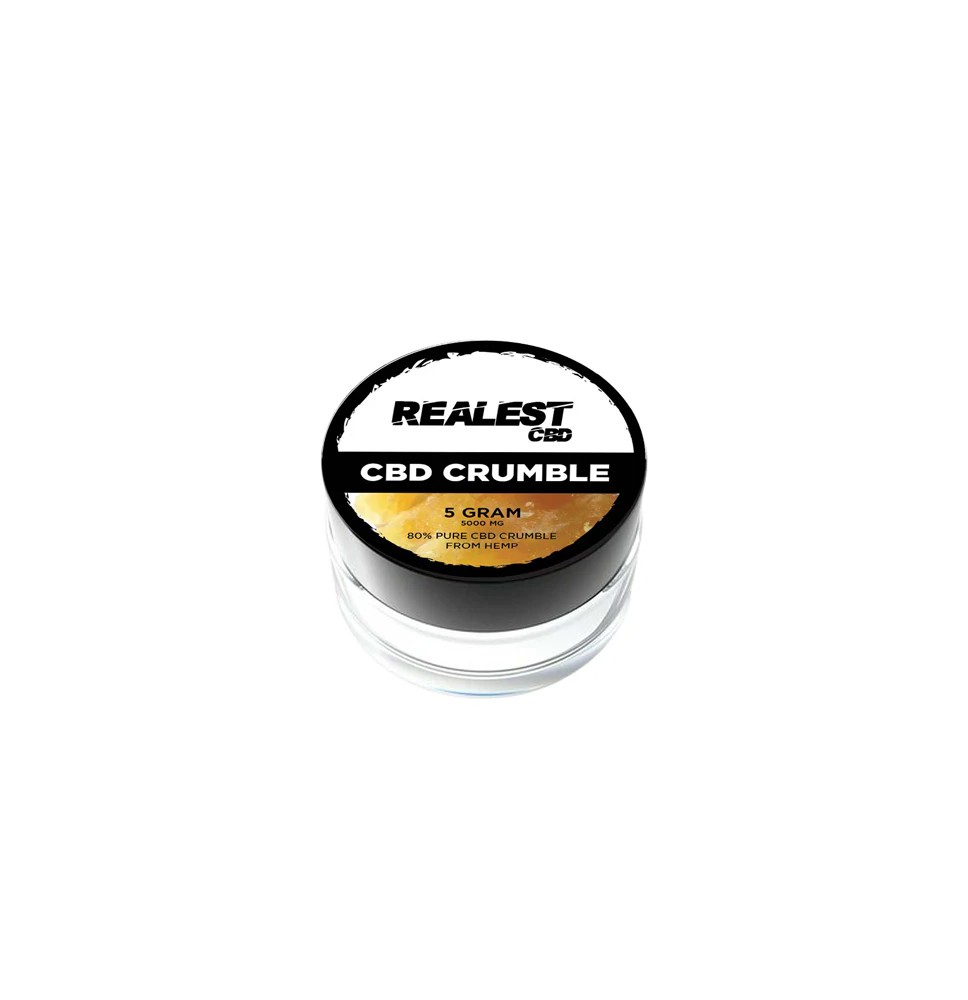 Realest CBD 5000mg 80% Broad Spectrum CBD Crumble (BUY 1 GET 1 FREE)