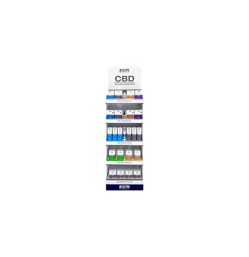 CBD by British Cannabis™ Retail Display Unit