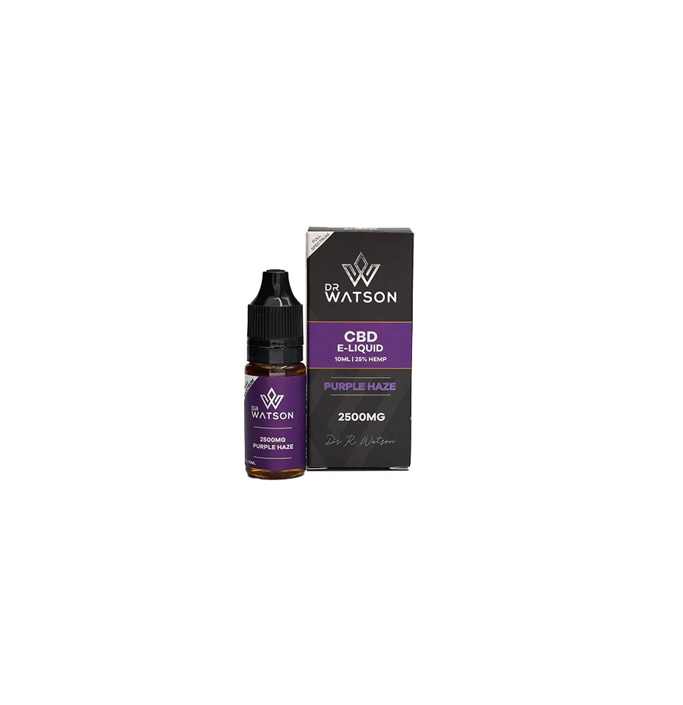 Dr Watson 2500mg CBD Purple Haze E-Liquid - 10ml