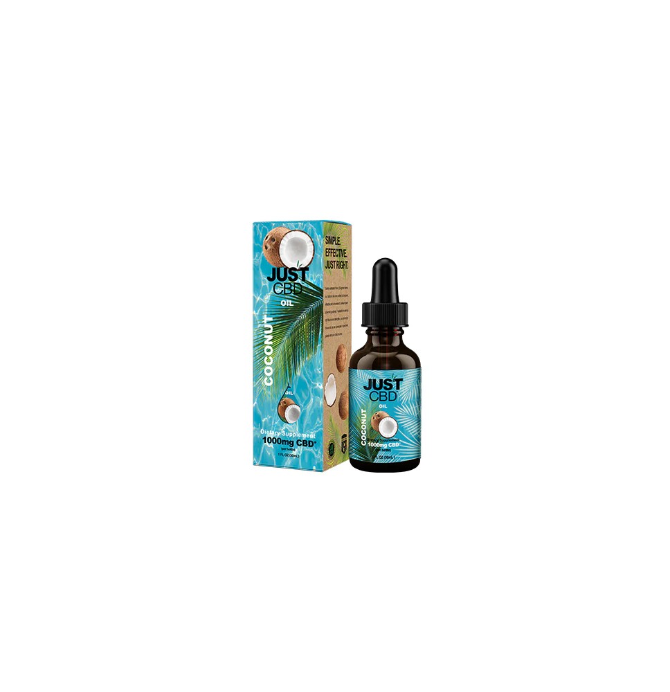 Just CBD 1000mg Coconut Oil Tincture - 30ml