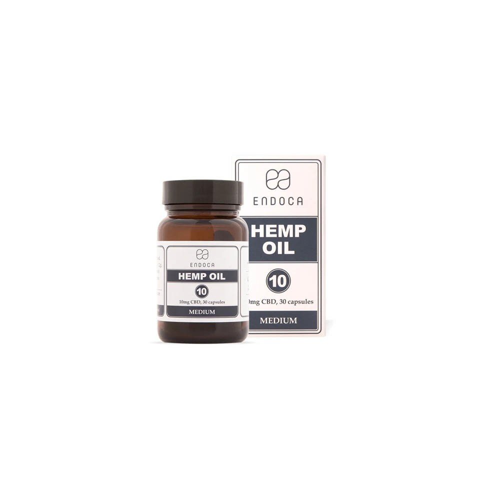 Endoca 300mg CBD Capsules Hemp Oil - 30 Soft Gel's