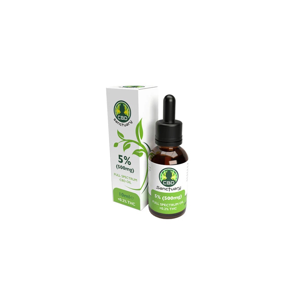 CBD Sanctuary 500mg CBD Full Spectrum Oil - 10ml