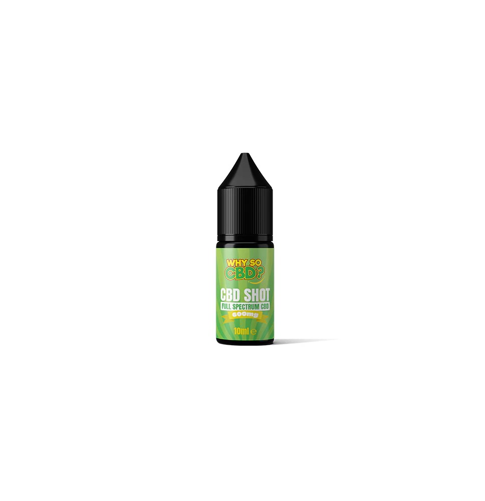 Why So CBD? 600mg Full Spectrum CBD Shot 10ml