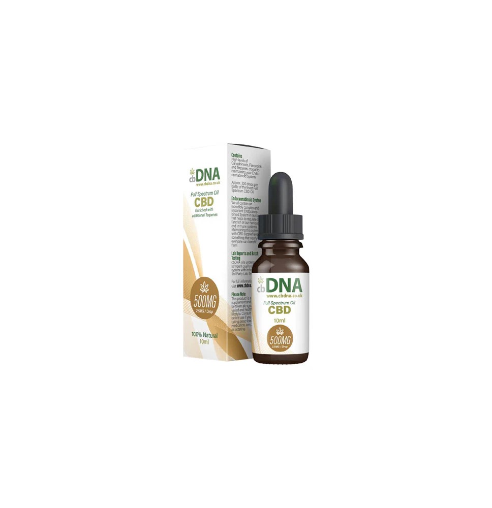 cbDNA 500mg Full Spectrum CBD Oil - 10ml