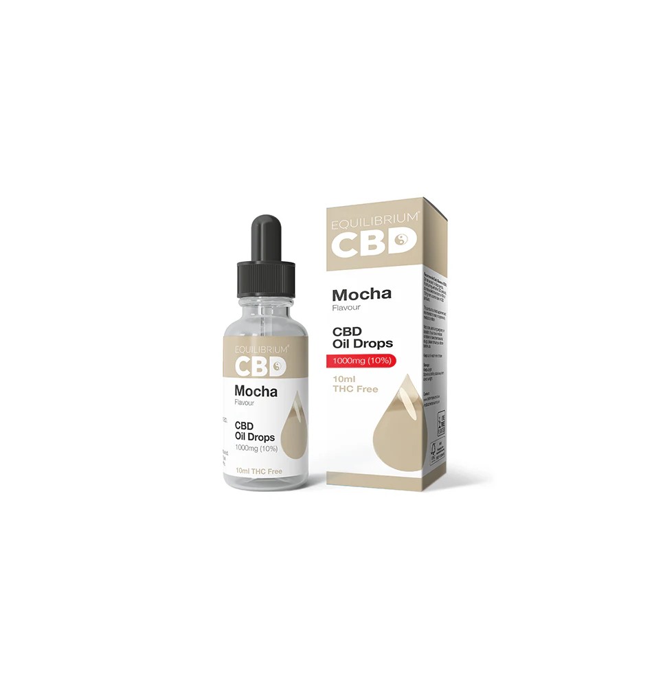 1000mg Equilibrium CBD Oil 10ml - Mocha Flavour