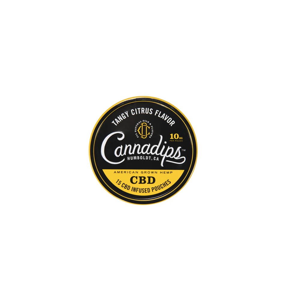 Cannadips 150mg CBD Snus Pouches - Tangy Citrus
