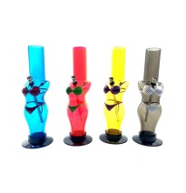 6 x 14" Bikini Design Acrylic Bong - FA16 (GS1980)