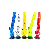 18" Mixed Design Acrylic Bong - FAP-A