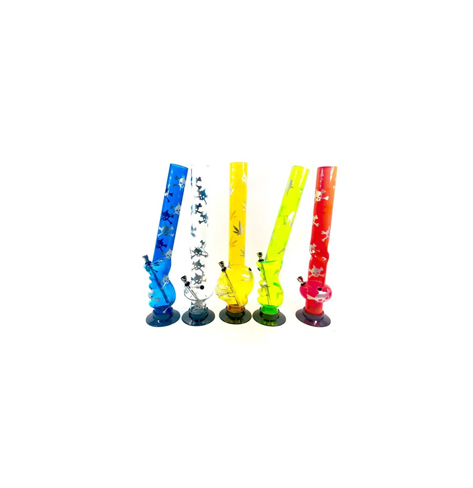 18" Mixed Design Acrylic Bong - FAP-A