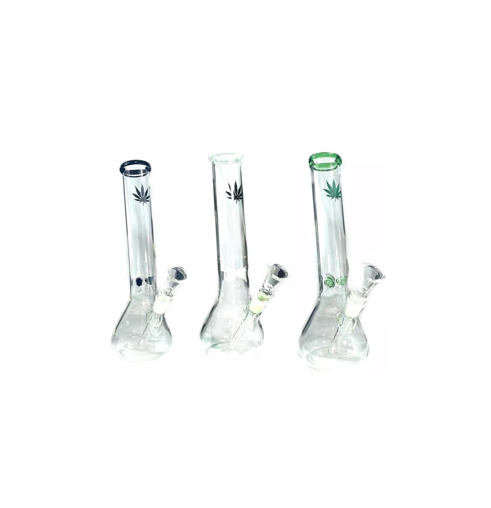 8 x 12" Handicrafted Glass Bong - GWP-12(GS0914)