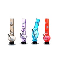 14" Mixed Design Medium Acrylic Bong - FAP(GS0440)