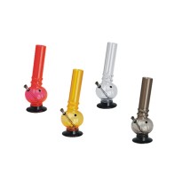 6 x 14" Pumpkin Design Acrylic Bong - FA20 (GS2072)