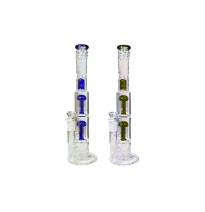 14" Large Percolator Glass Bong Mixed Designs -BG007 - GS1195