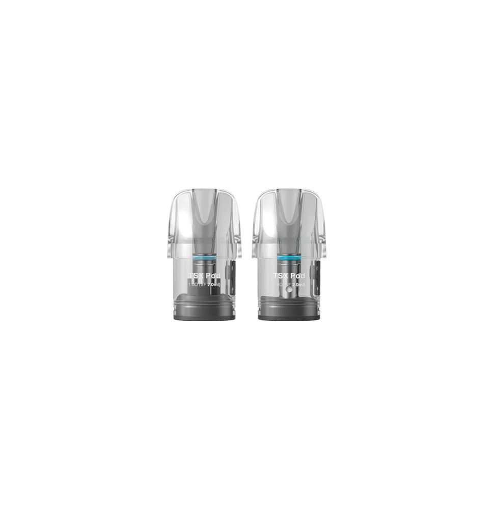 Aspire TSX Replacement Mesh Pods 2ml - 2PCS (0.8Ohms, 1.0Ohms)