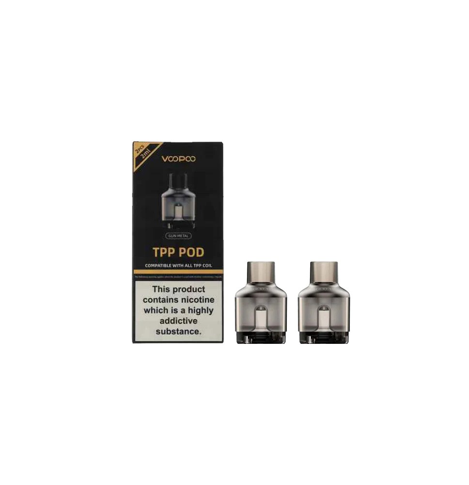 Voopoo TPP Replacement Pods 2ml (No Coil Included)