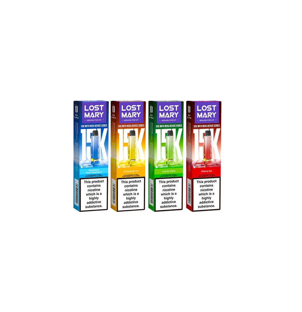 20mg Lost Mary Nera 15k Prefilled Pod 15000 Puffs