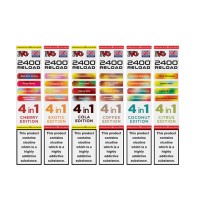 20mg IVG 2400 Reload Multi Edition Prefilled Pods 2ml 2400 Puffs - 4 Pcs