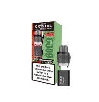SKE Crystal CL6000 20mg Replacement Prefilled Pods 2ml 1200 Puffs - 2 Pcs