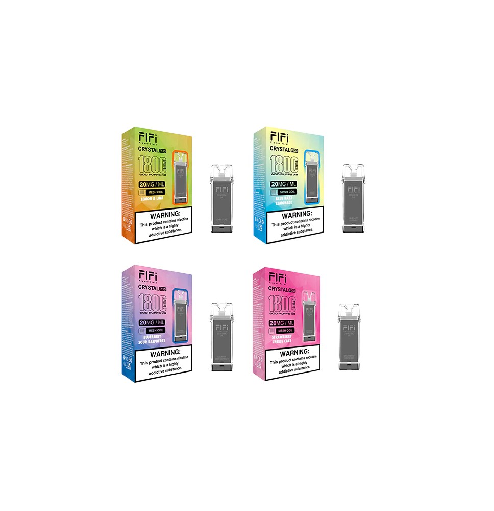 FLFI Crystal Replacement Pods 1800 Puffs 2ml