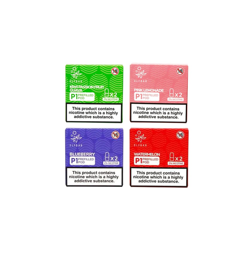 Elf Bar P1 Replacement 2ml Pods for ELF Mate 500