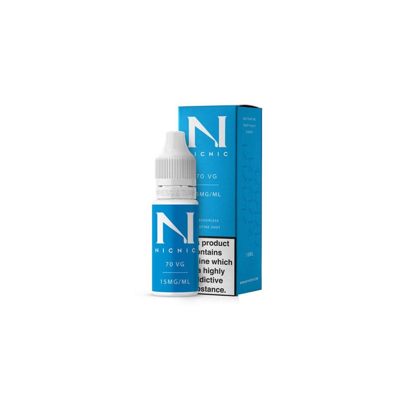 Buy 15mg Nic Nic Flavourless Nicotine Shot 10ml 70VG | Express Highs UK