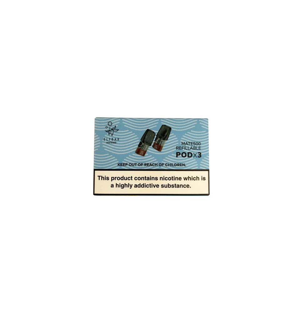Elf Bar Mate 500 Replacement Refillable Pods 2ml