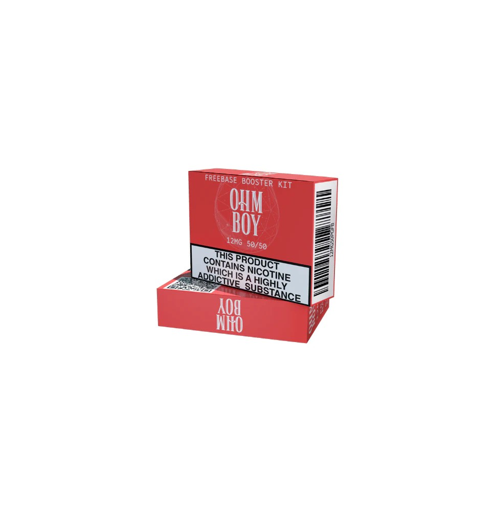 12mg Ohm Boy Longfill Booster Kit Freebase (50VG/50PG)