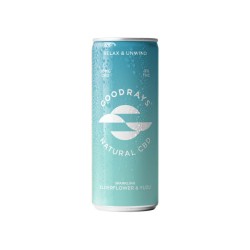 Buy 12 x Goodrays 30mg CBD Elderflower and Yuzu Seltzer 250ml | Express Highs UK