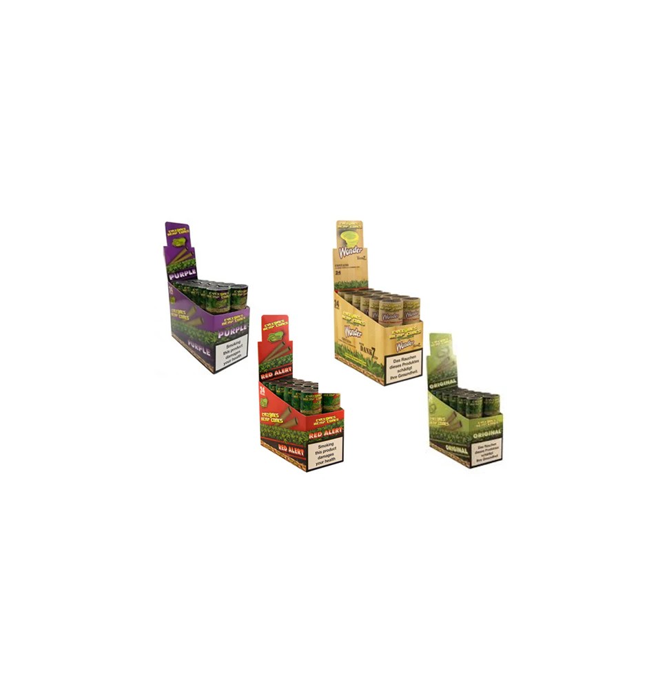 Cyclones Hemp Cones - 24 Per Pack