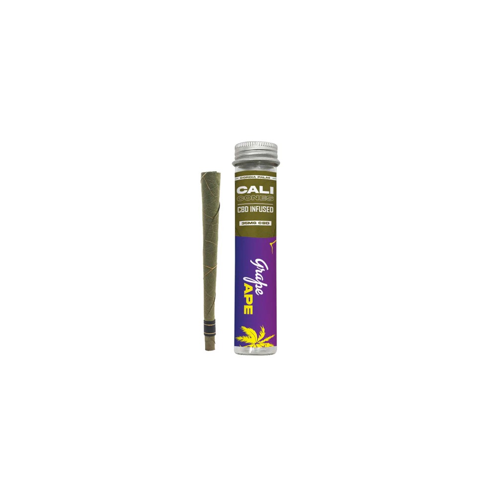 CALI CONES Cordia 30mg Full Spectrum CBD Infused Palm Cone - Grape Ape