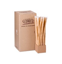 900 x Mountain High Small 1 1/4 Pre-Rolled BULK Cones Natural