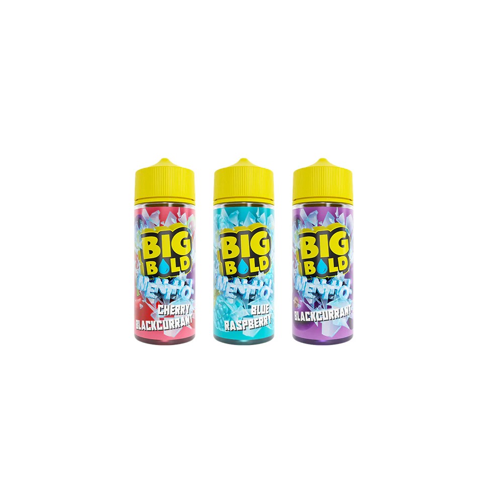 0mg Big Bold Menthol Series 100ml Shortfill  (70VG/30PG)