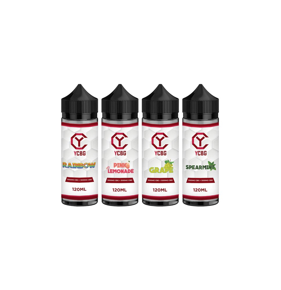 yCBG 1000mg CBD + 1000mg CBG E-liquid 120ml (BUY 1 GET 1 FREE)