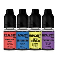 Realest CBD 1500mg Terpene Infused CBD Booster Shot 10ml (BUY 1 GET 1 FREE)