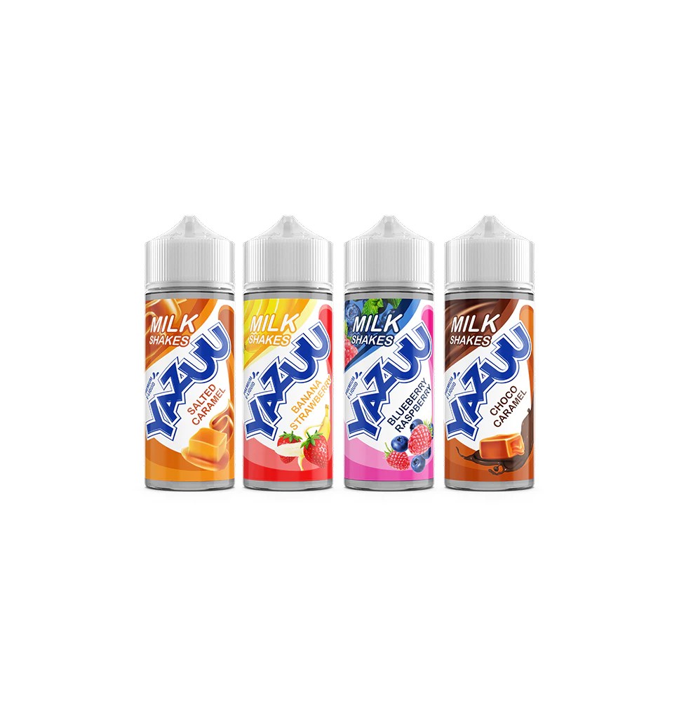 0mg Yazuu Milk Shakes 100ml Shortfill (70VG/30PG)