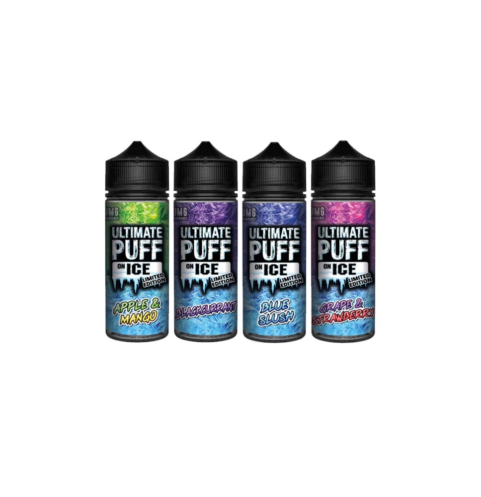 Ultimate Puff On Ice 0mg 100ml Shortfill (70VG/30PG)