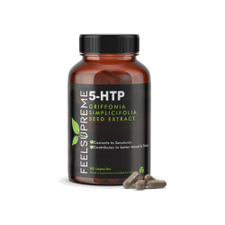 Buy Feel Supreme 5-HTP Griffonia Simplicifolia Seed Extract Capsules - 60 Caps | Express Highs UK