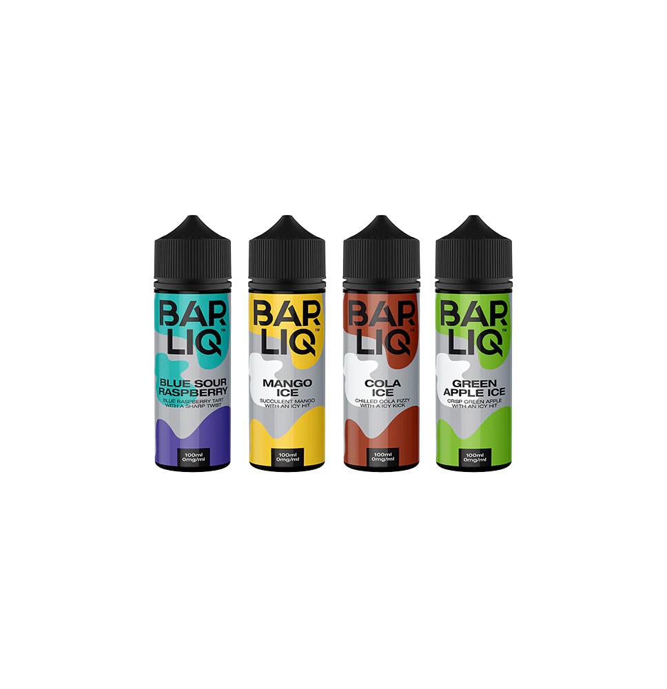 0mg Bar Liq shortfill 120ml (70VG/30PG)